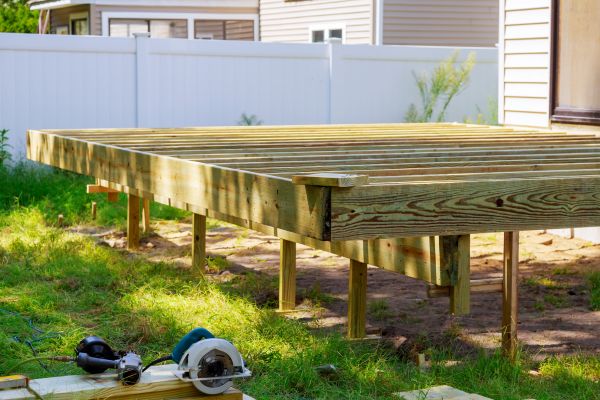 Cost of Elevated Deck Installation in Lakeville