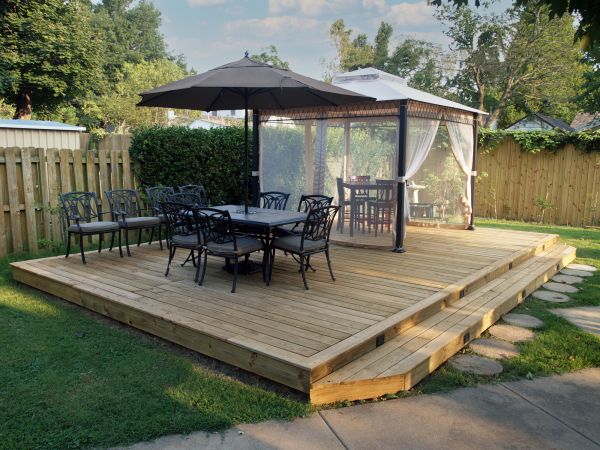 Cost of Backyard Deck Installation in Lakeville
