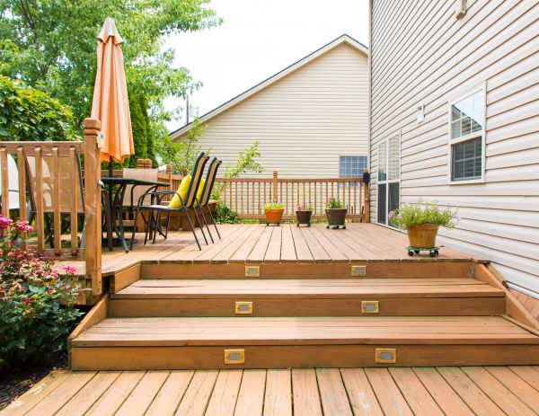 Cost of Wooden Patio Installation in Lakeville