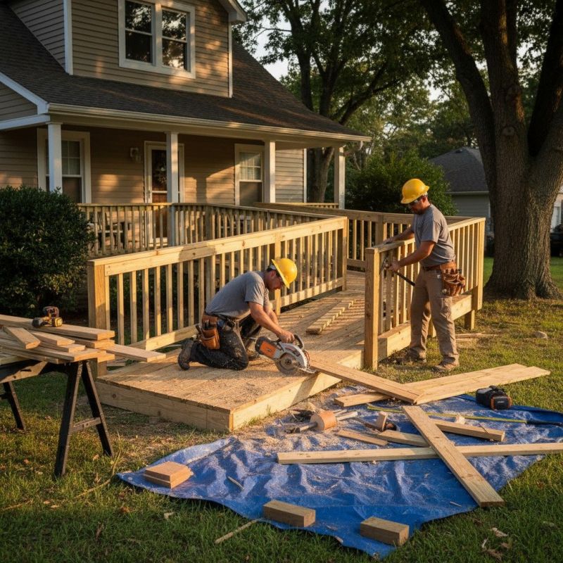Wheelchair Ramp Installation detail